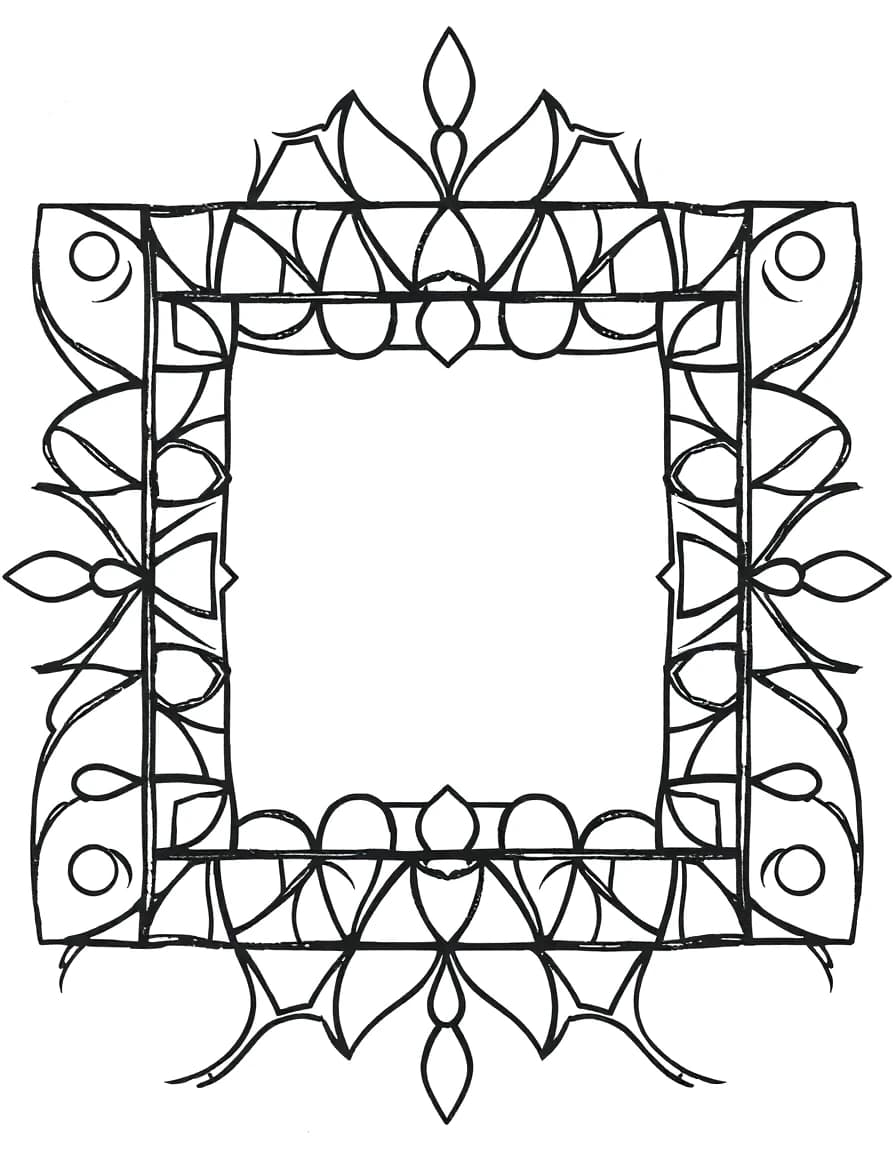 Zentangle line drawing to trace